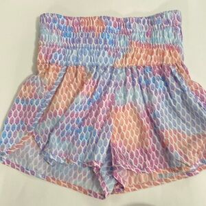 Free People FP Movement multi color shorts